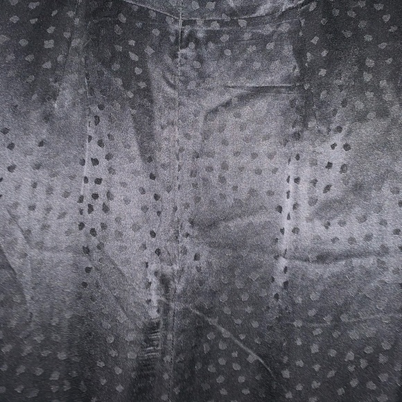 WHBM Black Strapless 💯% Silk Confetti Dot Dress - Picture 11 of 15